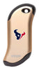 Front of champagne NFL Houston Texans: HeatBank 9s Rechargeable Hand Warmer