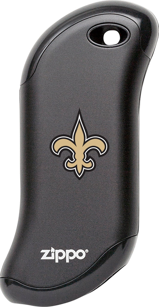Black NFL New Orleans Saints: HeatBank 9s Rechargeable Hand Warmer