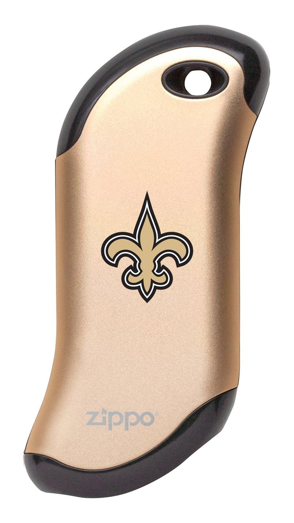 Front of champagne NFL New Orleans Saints: HeatBank 9s Rechargeable Hand Warmer