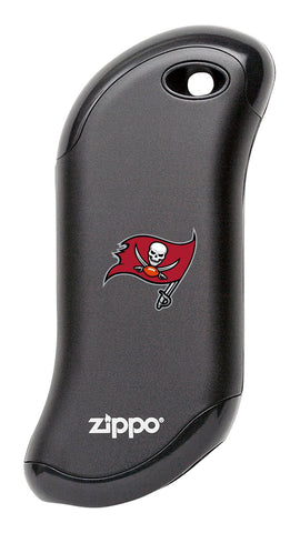Black NFL Tampa Bay Buccaneers: HeatBank 9s Rechargeable Hand Warmer