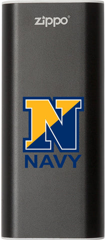 Front of black U.S. Navy HeatBank 3 Rechargeable Hand Warmer