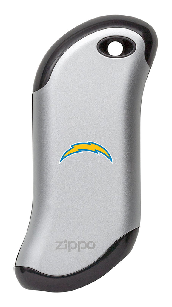 Silver NFL Los Angeles Chargers: HeatBank 9s Rechargeable Hand Warmer