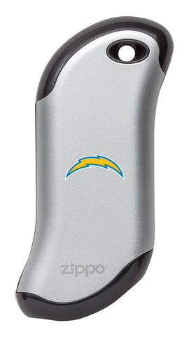 Silver NFL Los Angeles Chargers: HeatBank 9s Rechargeable Hand Warmer