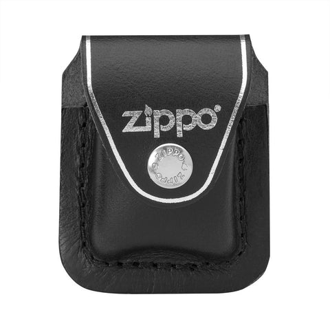 Front image of Black Lighter Pouch- Clip
