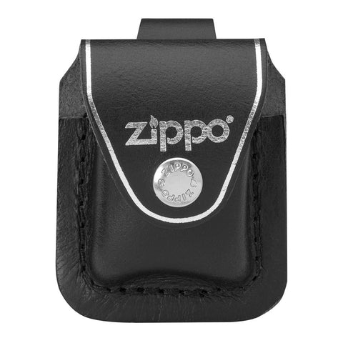 Front image of Black Lighter Pouch- Loop