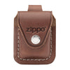 Front image of Brown Lighter Pouch- Loop