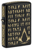 Assassin's Creed® Valhalla - Runes Pocket Lighter closed showing the front of the lighter 
