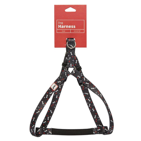 Black Zippo Pet Harness with its tag packaging