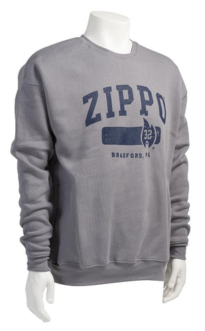 Front shot of Zippo Unisex Crew Storm Fleece showing at an angle