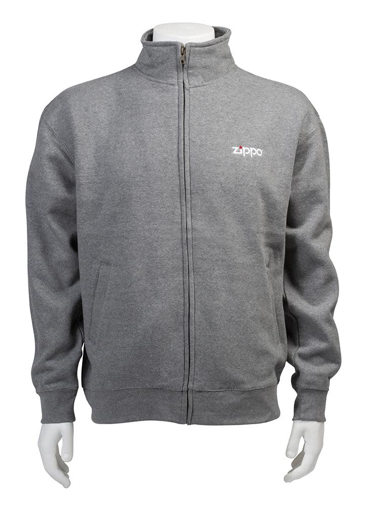 Front of Zippo Men's Pro-Weave Warm Up zipped up