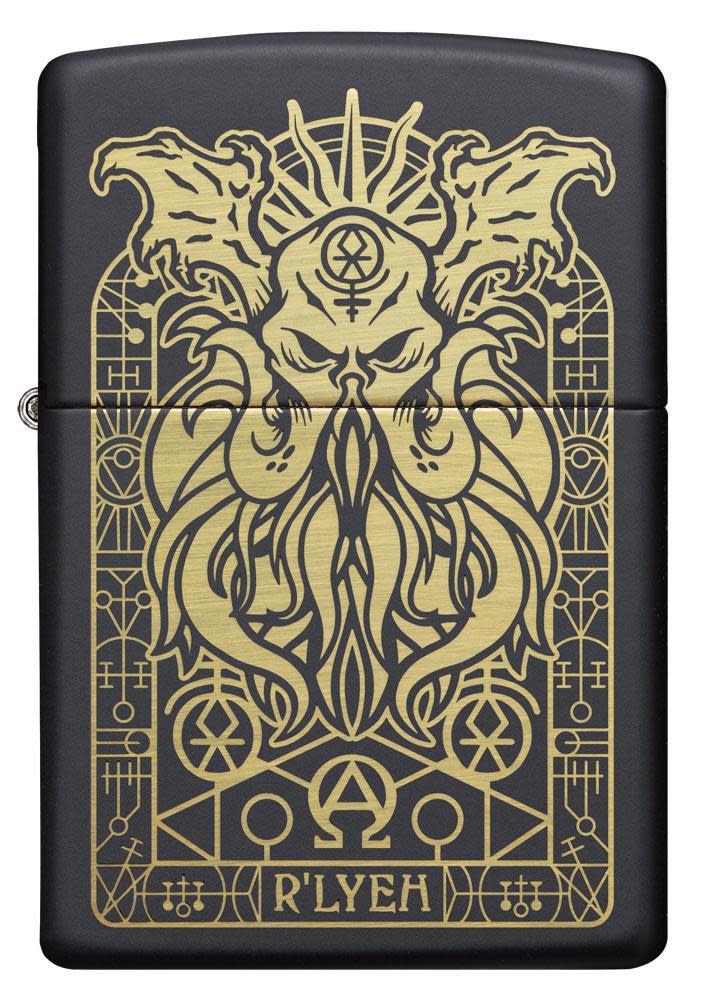 Front view of Zippo Windproof Cthulhu Lighter