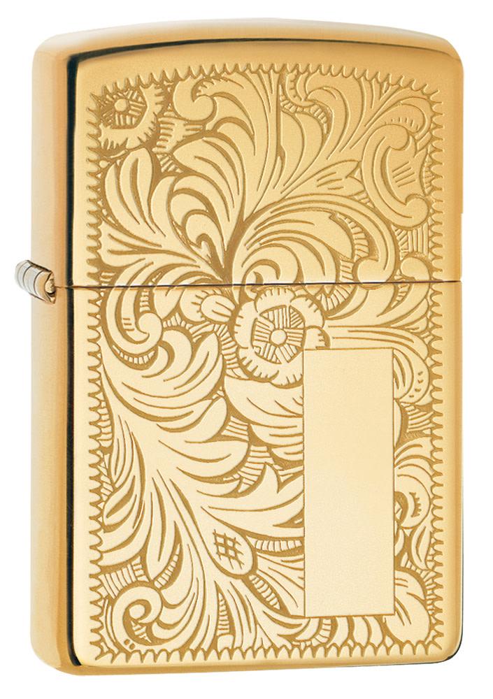 Zippo High Polish Brass Venetian® Windproof Lighter | Zippo USA