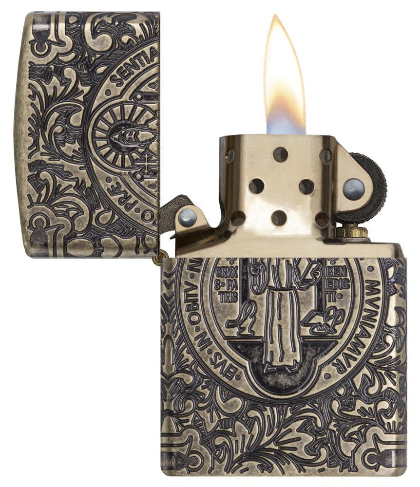 St. Benedict Design Windproof Lighter | Zippo USA
