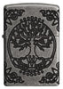 Front view of Armor® Tree of Life Windproof Lighter
