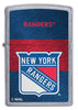 Front of NHL® New York Rangers Street Chrome™ Windproof Lighter