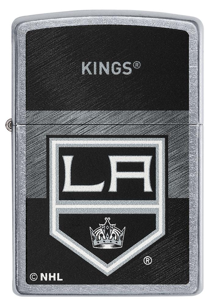 Front of NHL® LA Kings Street Chrome™ Windproof Lighter