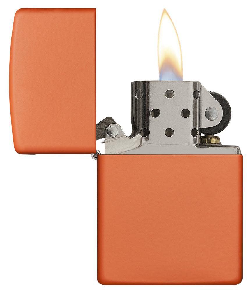 Classic Orange Matte Windproof Lighter | Zippo USA