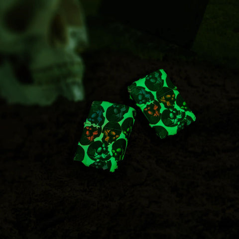 Lifestyle image of Skulls Design 540 Color Glow in the Dark Windproof Lighter