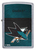 Front of NHL® San Jose Sharks Street Chrome™ Windproof Lighter