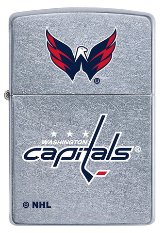 Front of NHL Washington Capitals Street Chrome™ Windproof Lighter
