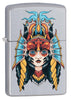 Front View of the Two Face Design Lighter shot at a 3/4 angle