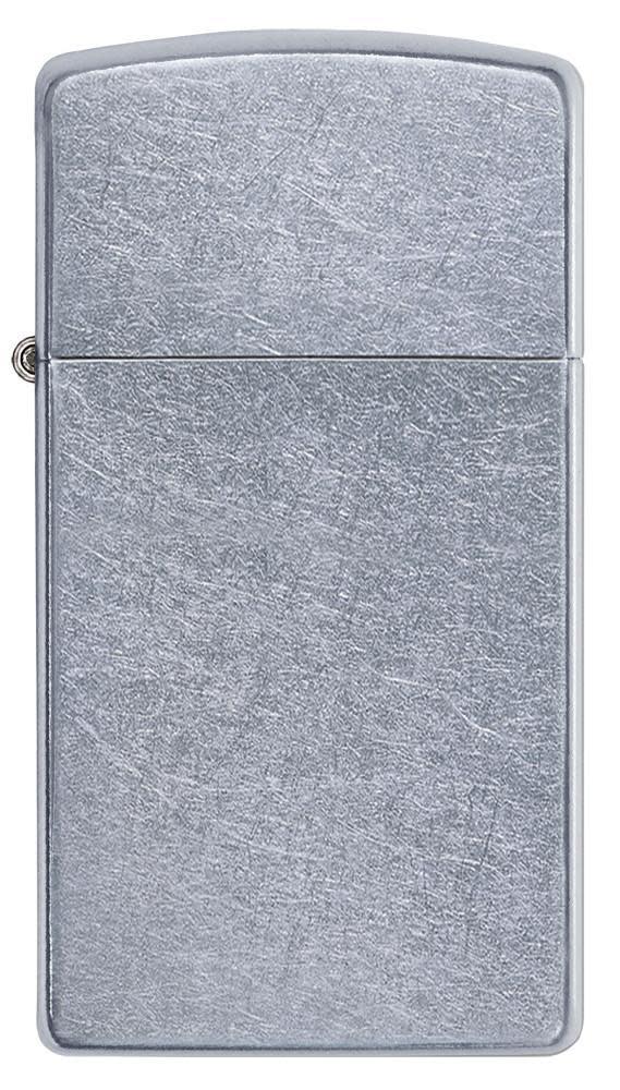 Front shot of SlimÂ® Street Chromeâ„¢ Windproof Lighter.