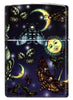 Back view of the Butterfly Skull Design 540 Color Windproof Lighter.