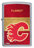 Front of NHL® Calgary Flames Street Chrome™ Windproof Lighter