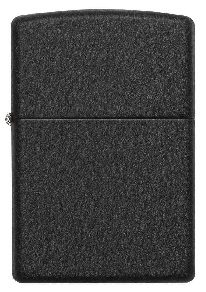 Front view of the Black CrackleÂ® Lighter