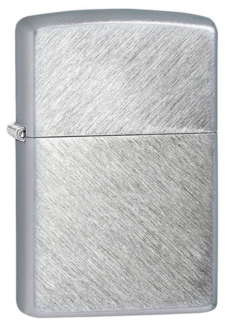 Front shot of Herringbone Sweep Windproof Lighter standing at a 3/4 angle.