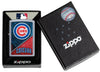 MLB™ Chicago Cubs™ Street Chrome™ Windproof Lighter in its packaging.
