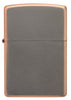 Front shot of Classic Rustic Bronze Windproof Lighter.