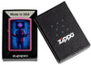 Zippo Flame TV Man Design Frequency Windproof Lighter in its packaging.