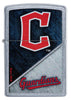 Front shot of MLB® Cleveland Guardians™ Street Chrome™ Windproof Lighter.