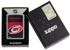NHL® Carolina Hurricanes Street Chrome™ Windproof Lighter in its packaging