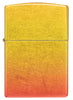 Front shot of Ombre Orange Yellow 540 Fusion Windproof Lighter.