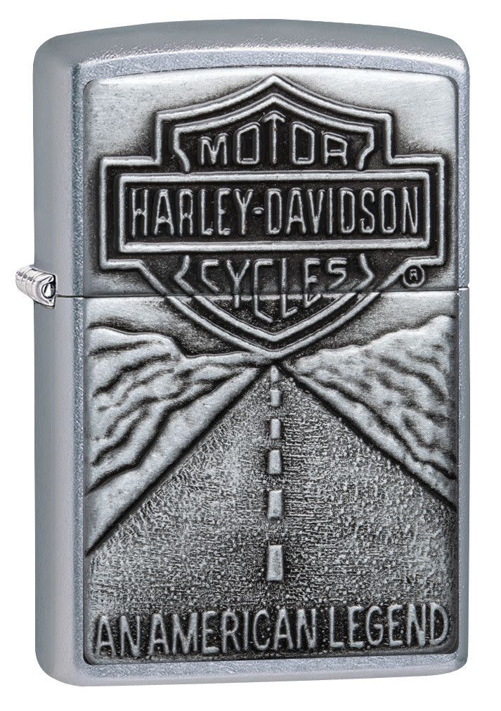 Harley-Davidson® Open Road Emblem Chrome Lighter | Zippo USA