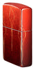 Ombre Zippo Flames 540 Fusion Windproof Lighter standing at an angle, showing the front and right side of the lighter.