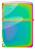 Back view of Zippo Dragonfly Design Multi Color Windproof Lighter.