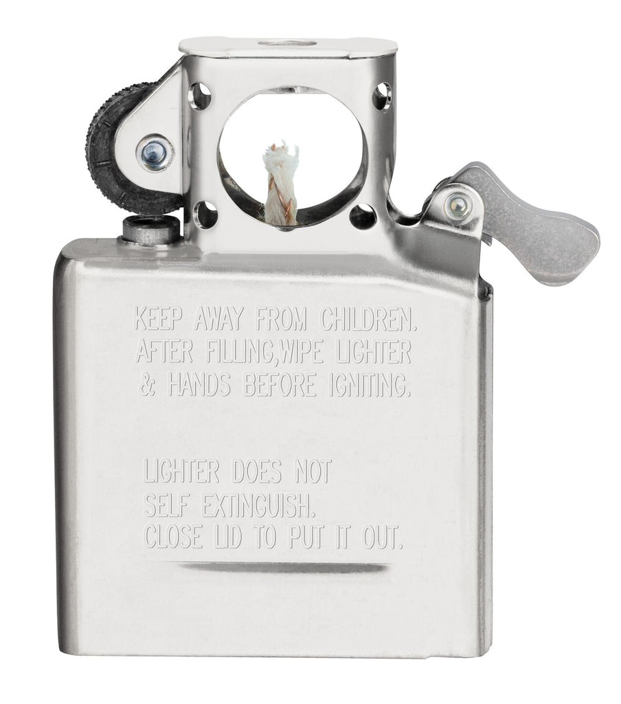 Front view of Zippo Stainless Steel Pipe Insert.