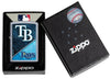 MLB™ Tampa Bay Rays™ Street Chrome™ Windproof Lighter in its packaging.