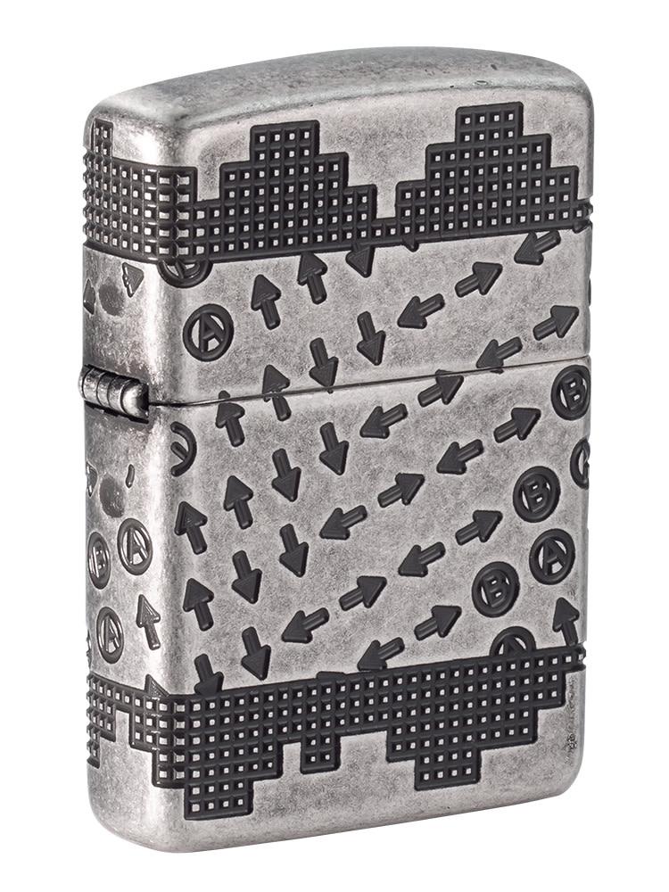 Gaming Code Armor® Silver Windproof Lighter | Zippo USA