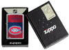 NHL® Montreal Canadiens Street Chrome™ Windproof Lighter in its packaging