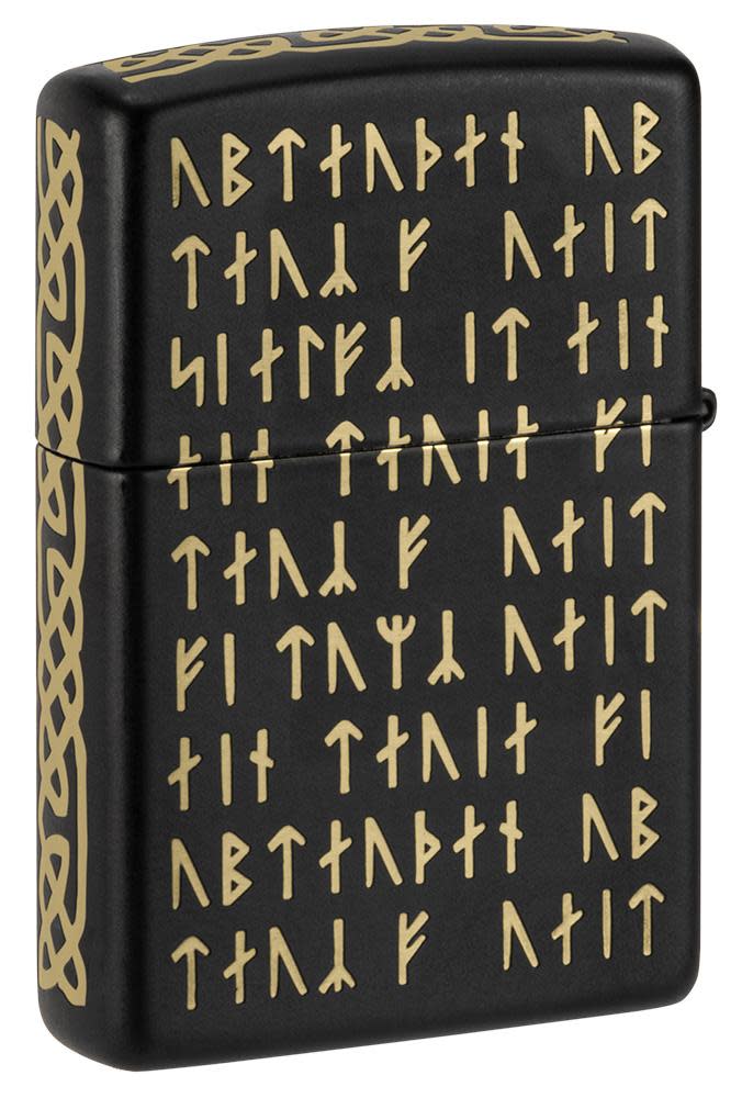 Assassin's Creed®Valhalla - Runes Pocket Lighter closed showing the back of the lighter