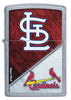 Front shot of MLB™ St. Louis Cardinals™ Street Chrome™ Windproof Lighter.