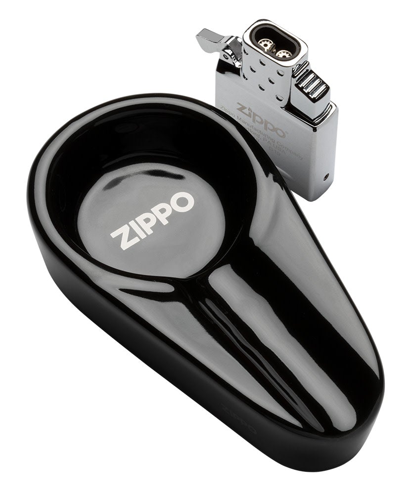 Image of the Zippo Ashtray and Double Butane lighter insert.
