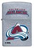 Front of NHL Colorado Avalanche Street Chrome™ Windproof Lighter