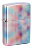 Front shot of Zippo Holographic Design 540 Fusion Windproof Lighter standing at a 3/4 angle.