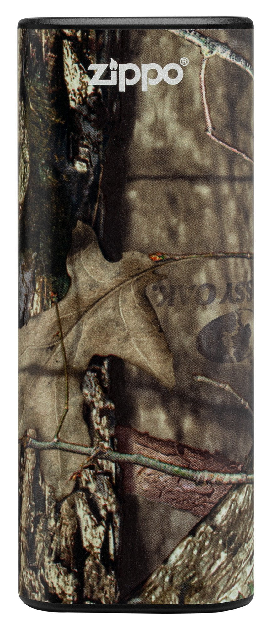 Front of Mossy OakÂ® Break-Up CountryÂ® HeatBankÂ® 6 Rechargeable Hand Warmer.
