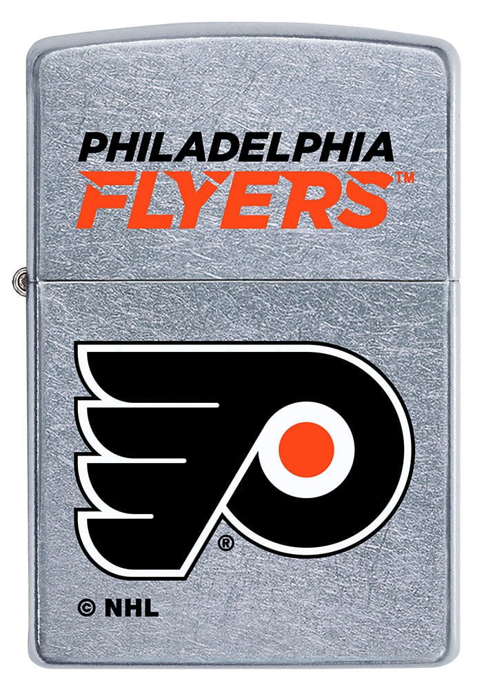 Front of NHL Philadelphia Flyers Street Chrome™ Windproof Lighter
